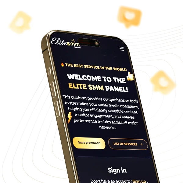 Elite SMM Panel dashboard for Instagram TikTok YouTube and reseller services